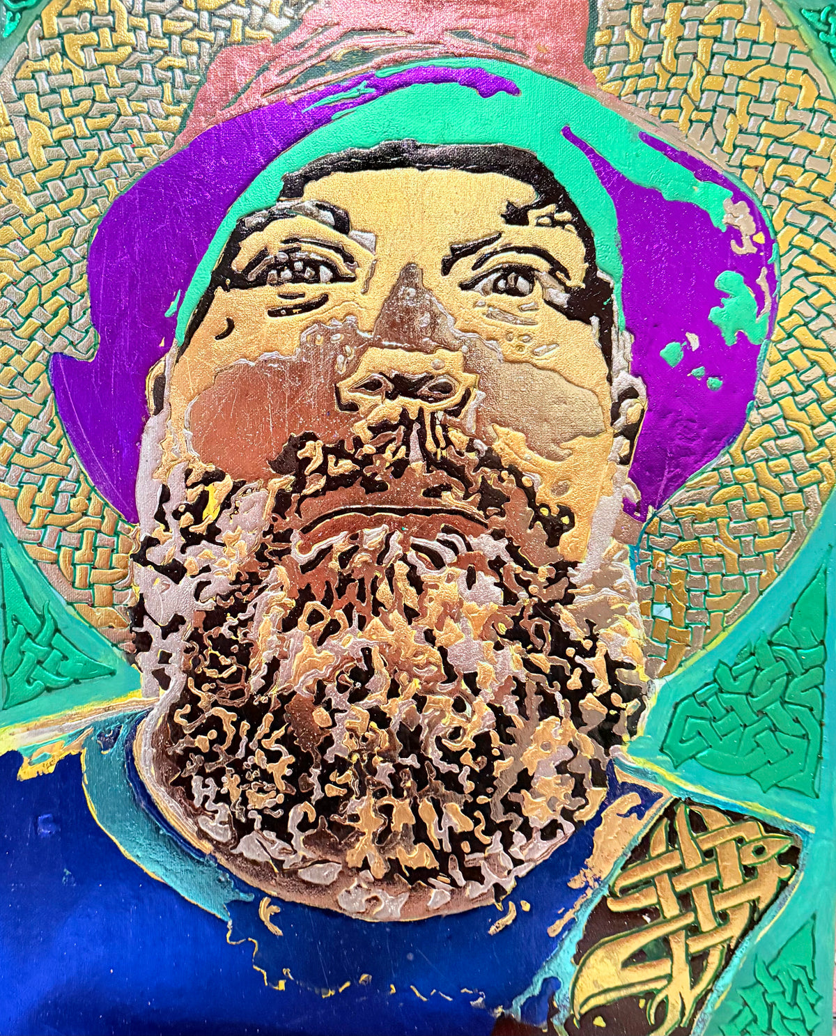 Custom Hand-Painted Portrait | Golden Art